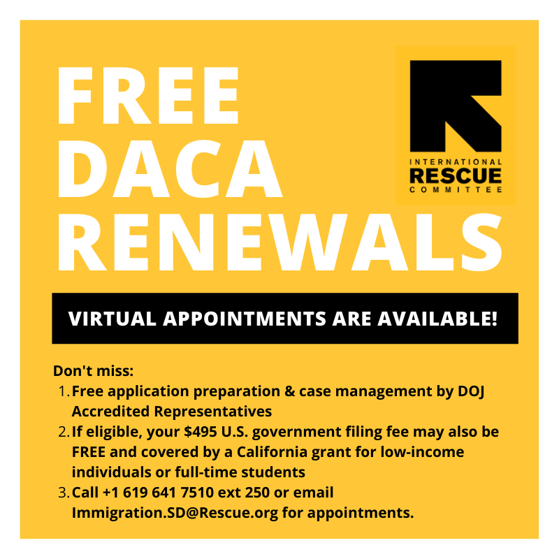 Daca Renewal Fee 2021 guarurec